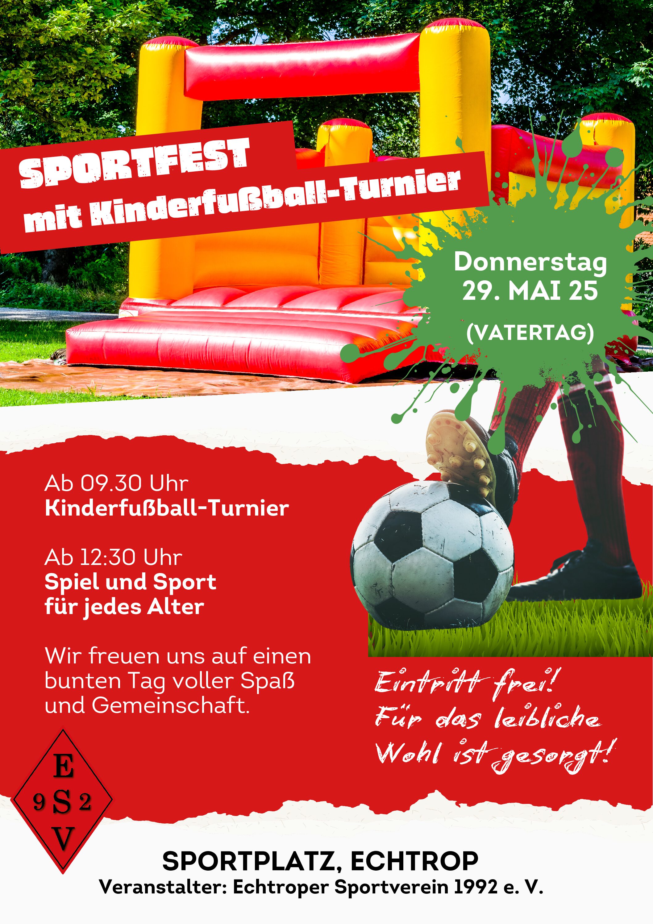 SPORTFEST mit Kinderfußball-Turnier